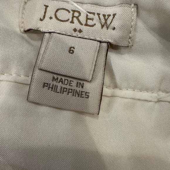 NWT J Crew size 6 pencil skirt cream/taupe pattern - Picture 5 of 8